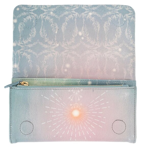 NWT NEW Papaya "Higher Love" Tri-Fold Wallet Vegan Leather Boho - Picture 2 of 4